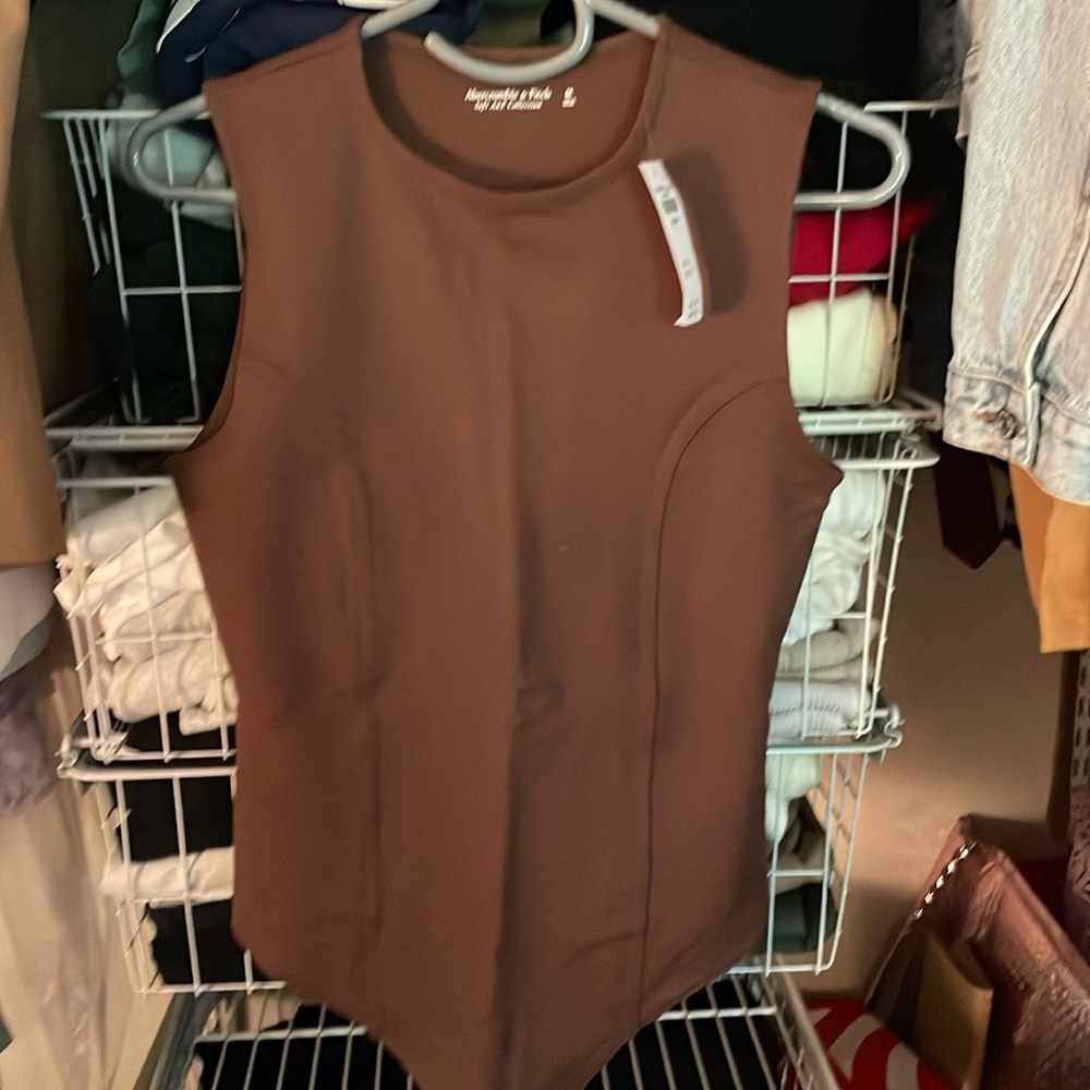 Abercrombie & Fitch Soft A&F Collection Corset Bodysuit